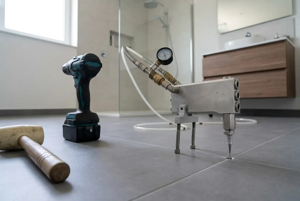Kitbedrijf Hoogland – holle tegels injecteren