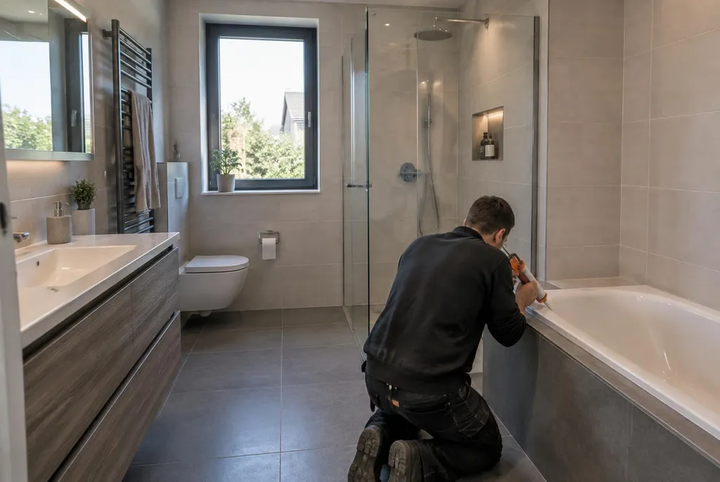 Kitbedrijf Hoogland – badkamer kit vervangen bij de douche